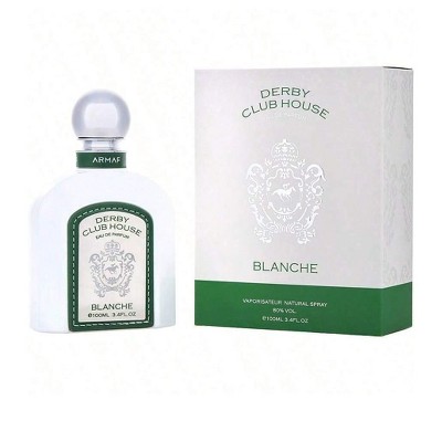 Armaf Derby Club House Blanche By Armaf Men Black Currant, Sandalwood, Galbanum, Musk, Bergamot Edt Spray 3.4 Oz