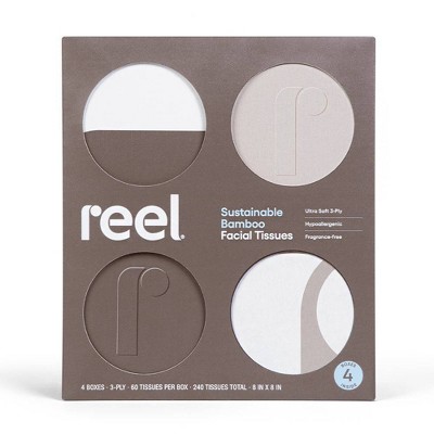 Reel Paper Premium Bamboo 3-Ply Facial Tissue