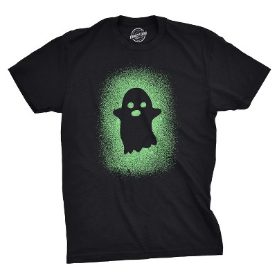 Glowing Ghost Glow In The Dark Shirt Scary Halloween T Shirt Cool Disguise Tee - Crazy Dog Men's T Shirt For Halloween Season