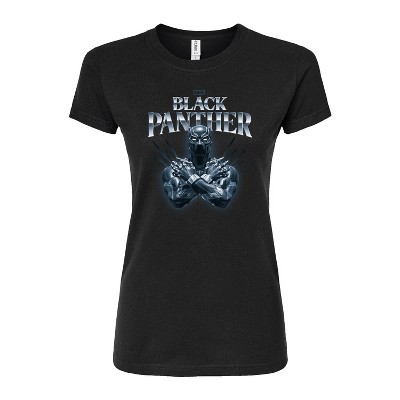 Women's - Marvel - Black Panther Wakanda Forever Pose Fitted Graphic T-Shirt