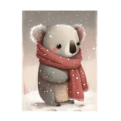 Trademark Fine Art - Bilge Paksoylu  Koala 4 Canvas Art