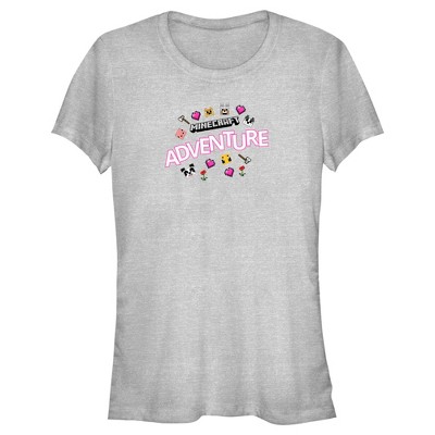 Juniors Womens Minecraft Friendly Mobs T-Shirt
