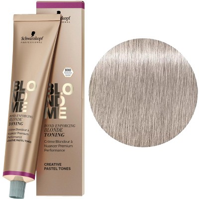 Schawarzkopf Blondme (ICE) BOND ENFORCING BLONDE TONING Toner - Ice, Haircolor Dye Hair Color Toning (ICE)