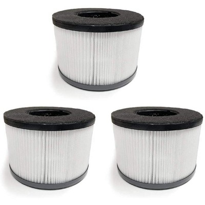 Nispira True HEPA Replacement Filter for Himox Air Purifier Model AP01 H01. 3 Packs
