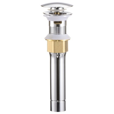 Unique Bargains Stainless Steel Detachable Basket Bathroom Sink Drain Stopper