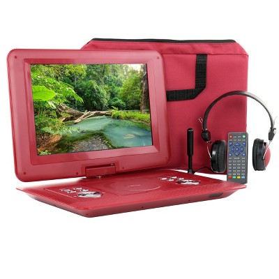 Trexonic 14.1 Inch Portable TV + DVD Player with Swivel TFT-LCD Screen - Manufacturer Refurbished