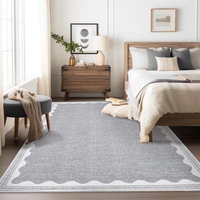 Machine Washable Rug Area Rugs for Living Room Non Slip Dorm Nursery Rug for Dining Room