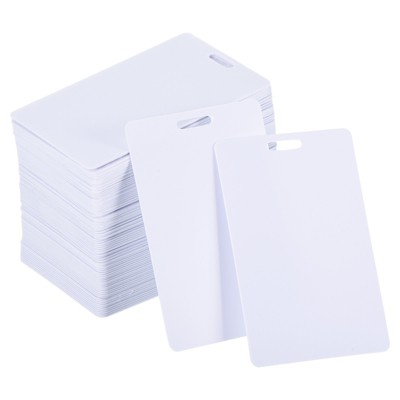 Unique Bargains Durable Waterproof Printable Flexible PVC Cards with Slot Punch