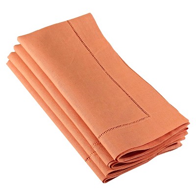 Hemstitched Dinner Napkins (Set Of 4)