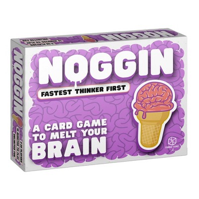 Asmodee Noggin Board Game: Creative Thinking Party Game for 3+ Players, Quick 10-Minute Play, Includes Instructions & Cards