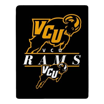 NCAA 60 x 80 Raschel Micro Throw VCU Rams