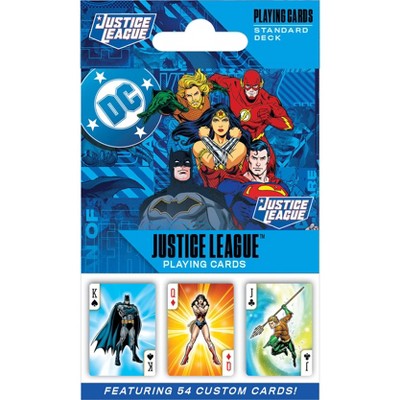 MasterPieces Officially Licensed Justice League Playing Cards - 54 Card Deck for Adults