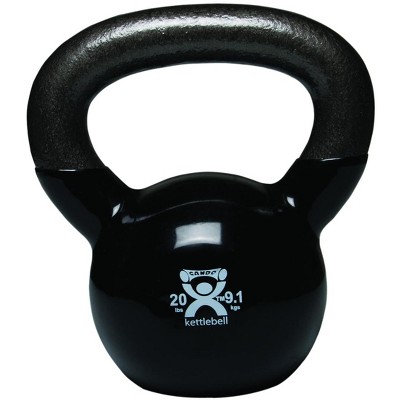 CanDo vinyl-coated kettlebell