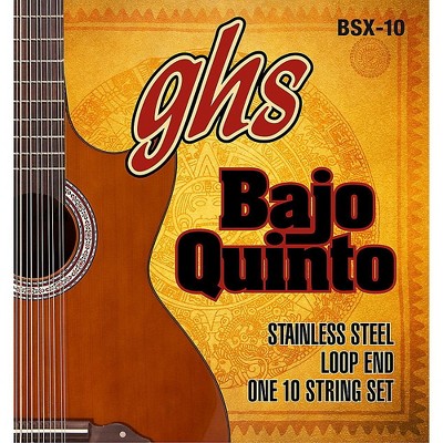 GHS BSX-10 Bajo Quinto 10-String Guitar Strings Set