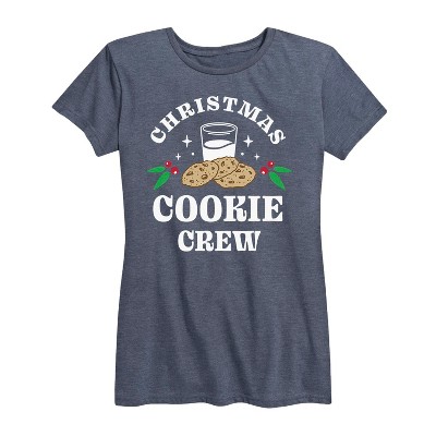 Women's - Instant Message - Christmas Cookie Crew Short Sleeve Graphic T-Shirt