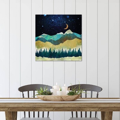 iCanvas Snow Night by SpaceFrog Designs Canvas Print Wall Art