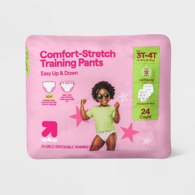 Girls' Comfort-Stretch Disposable Training Pants - up&up™