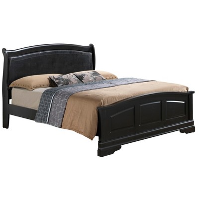 Full Size Platform Bed with Headboard for Bedroom