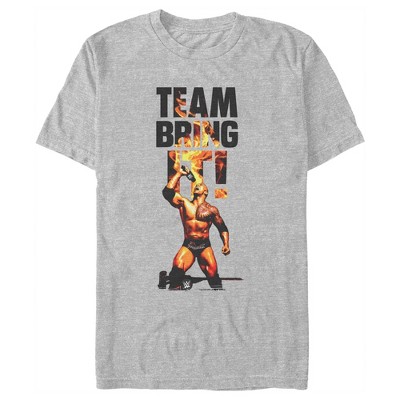 Men's WWE The Rock Team Bring It Crop T-Shirt