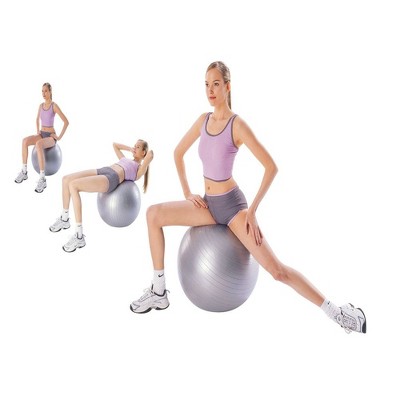 Amber Fight Gear ISO Ball – Anti-burst fitness ball for core strength, balance, yoga, Pilates & therapy. Ideal for home & gym workouts.
