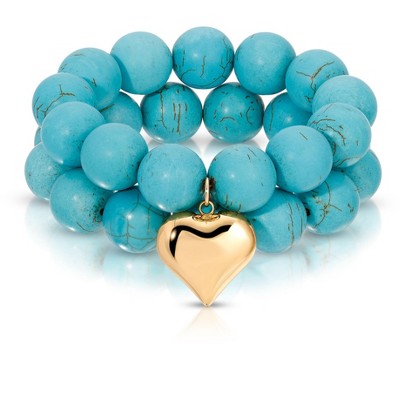 Luck and Love Turquoise Bracelet Set - Ettika
