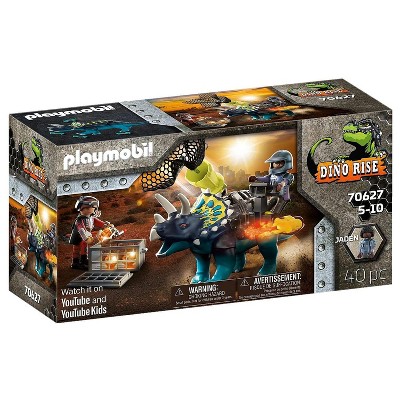 Playmobil Dino Rise Triceratops Battle for the Legendary Stones 70627 Playset 40pcs