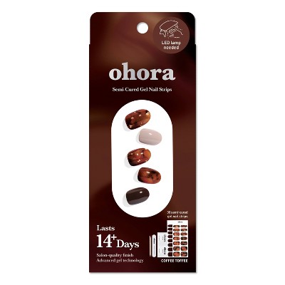 Ohora Gel Nail Art Design Line - Coffee Toffee - 30ct