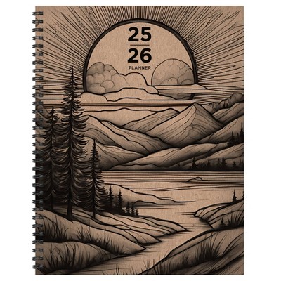 TF Publishing July 2025 - June 2026 Into the Wild Large Weekly Monthly Planner