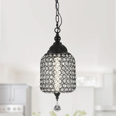 Bella Depot Modern Small Crystal Luxury Chandelier Dimmable Metal Pendant Light for Hallway, Kitchen Island