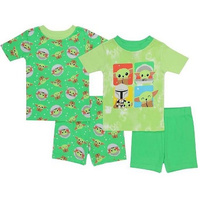 STAR WARS Toddler Boy's 4-Piece Cotton Pajama Sets