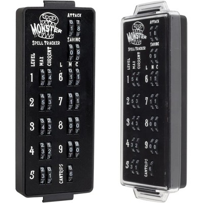 Ultimate RPG Spell Tracker for DND- Easily Keep Track of All Magic Stats- Easily w Adjustable Place-Locking Dials- Compatible w Dungeons Dragons