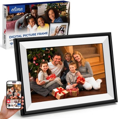 ELIME 10.1 inch WiFi Frameo Digital Photo Frame - Aluminum Frame