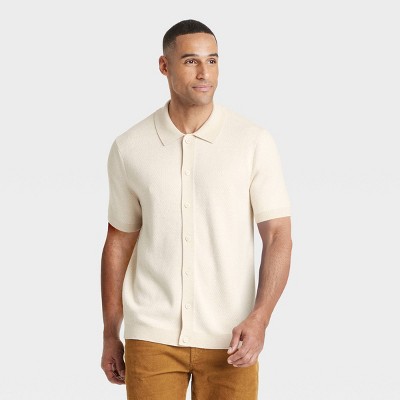 Men's Short Sleeve Cardigan Sweatshirt - Goodfellow & Co™