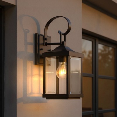 Urban Ambiance Luxury Colonial Outdoor Wall Light,  15-1/8" x 5-1/2",  Olde Bronze Finish, UHP1192