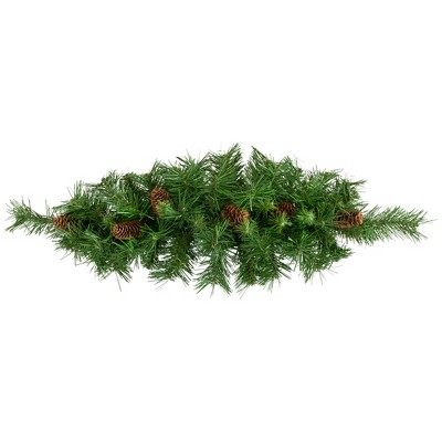 Northlight  Pine with Pinecones Artificial Christmas Swag - 32" - Unlit