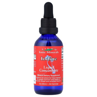 Eidon Ionic Minerals Iodine, Liquid Concentrate, 2 oz (60 ml)