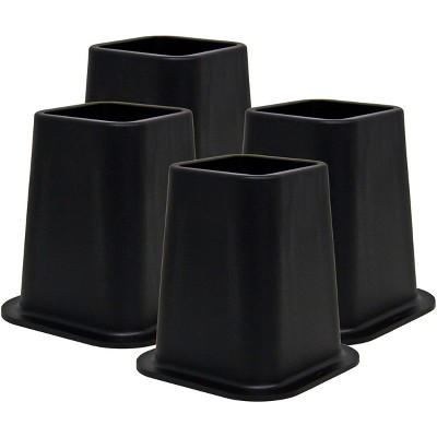 Kings Brand Furniture - Heavy Duty Bed Risers - Furniture Risers 6 Inch - Stackable Bed Lifts Risers – Set of 4