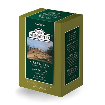 Ahmad Tea Green Tea with Earl Grey Loose Leaf Tea Blend 17.6oz/500g