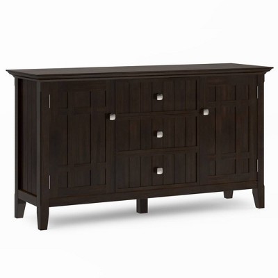 Bissell Sideboard Buffet Natural - WyndenHall: Wine Storage, Adjustable Shelves, Pine & Plywood
