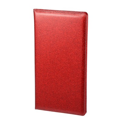 Unique Bargains Bling Car Document Holder Faux Leather for Driving Licence Card 9.45"