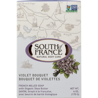 South of France Bar Soaps French Milled Oval Soap - Violet
