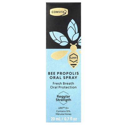 Comvita Bee Propolis Oral Spray, Regular Strength, UMF 10+, 0.7 fl oz (20 ml)