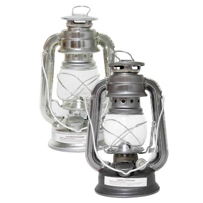 Rayo Kerosene Outdoor Lantern - 7.5 Inch Hurricane Lamp for Camping or Home Patio Use