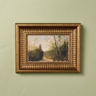 6.5"x8.5" Horizontal Landscape Road Framed Wall Art - Hearth & Hand™ with Magnolia
