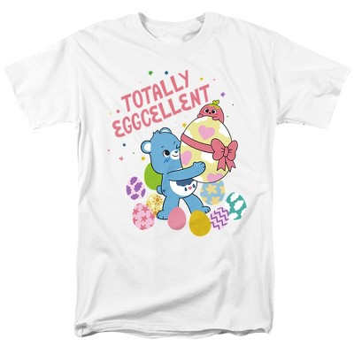 Care Bears: Unlock the Magic Totally Eggcellent Easter Adult T-Shirt White
