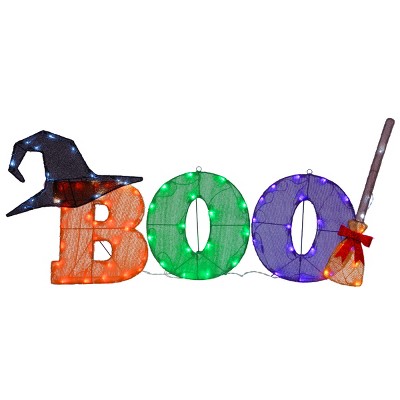 23" Prelit LED "BOO" Halloween Decoration - National Tree Company