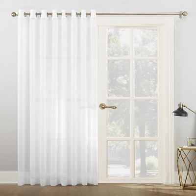 Emily Sheer Extra-Wide Voile Sliding Door Patio Curtain Panel - No. 918