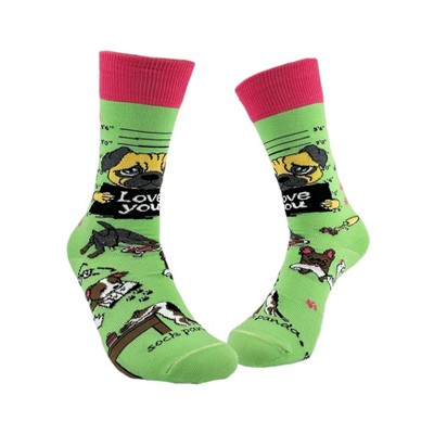 Bad and Guilty Dog Socks (Women's Sizes, Adult Medium) from the Sock Panda