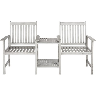 Brea Twin Seat Bench - Outdoor - Safavieh