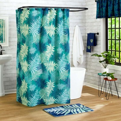 The Lakeside Collection Summer Palm Bath Collection - Set of 12 Shower Hooks 12 Pieces